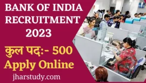 Bank Of India Po Recruitment 2023