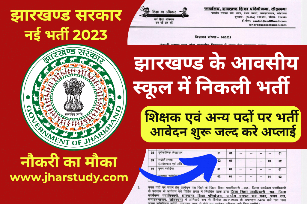 Jharkhand NSCBRS Teachers Recruitment 2023