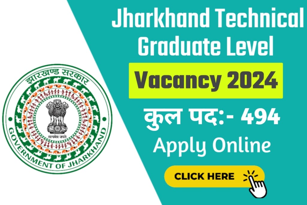 Jharkhand Technical Graduate Level Vacancy 2024