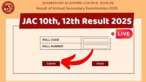 JAC Board 10th 12th Result 2025